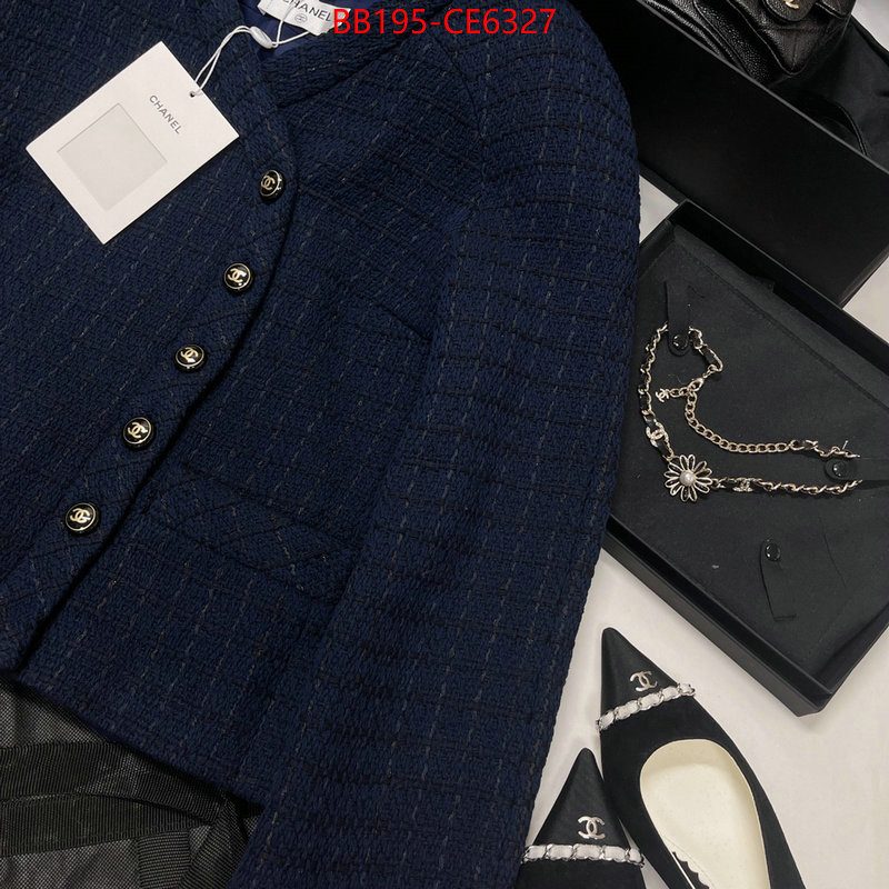 Clothing-Chanel,2023 aaaaa replica customize ID: CE6327,$: 195USD