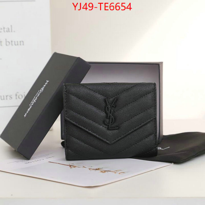 YSL Bag(4A)-Wallet-,only sell high-quality ID: TE6654,$: 49USD