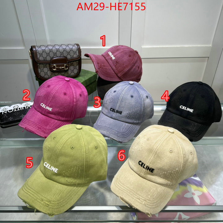 Cap (Hat)-Celine,where to buy ID: HE7155,$: 29USD