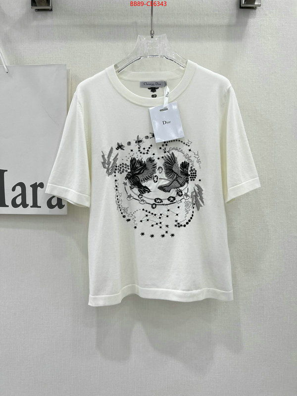 Clothing-Dior,wholesale 2023 replica ID: CE6343,$: 89USD