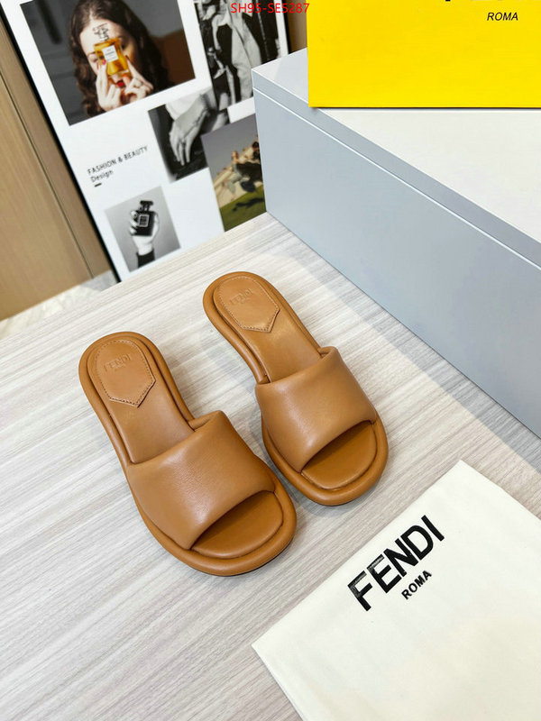 Women Shoes-Fendi,high quality happy copy ID: SE5287,