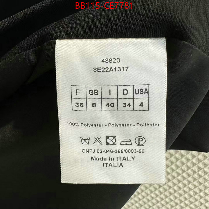 Clothing-Dior,where to find best ID: CE7781,$: 115USD