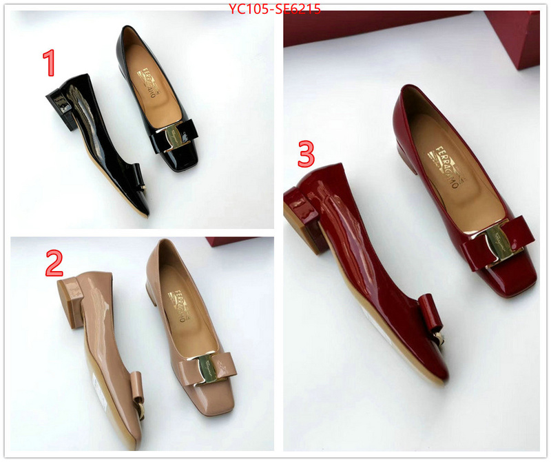 Women Shoes-Ferragamo,replica 1:1 high quality ID: SE6215,$: 105USD