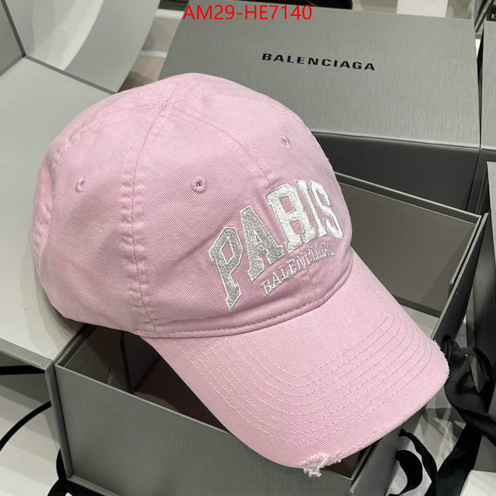 Cap (Hat)-Balenciaga,mirror copy luxury ID: HE7140,$: 29USD