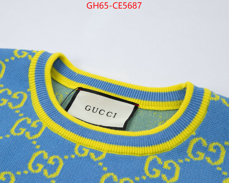 Clothing-Gucci,what is top quality replica ID: CE5687,$: 65USD