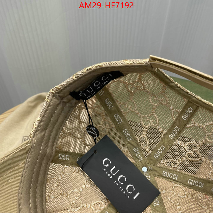 Cap (Hat)-Gucci,the best ID: HE7192,$: 29USD