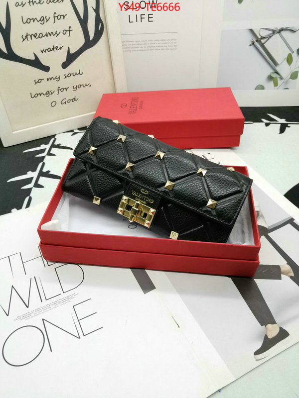 Valentino Bags(4A)-Wallet,counter quality ID: TE6666,$: 49USD