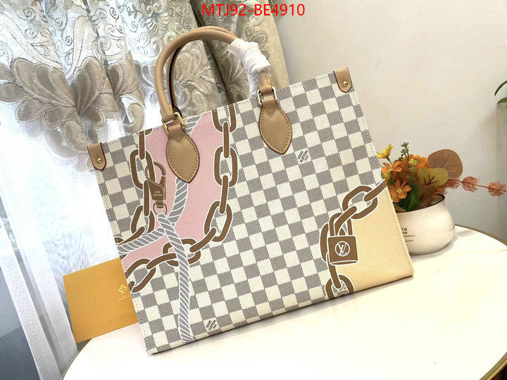 LV Bags(4A)-Handbag Collection-,buy best high-quality ID: BE4910,$: 92USD