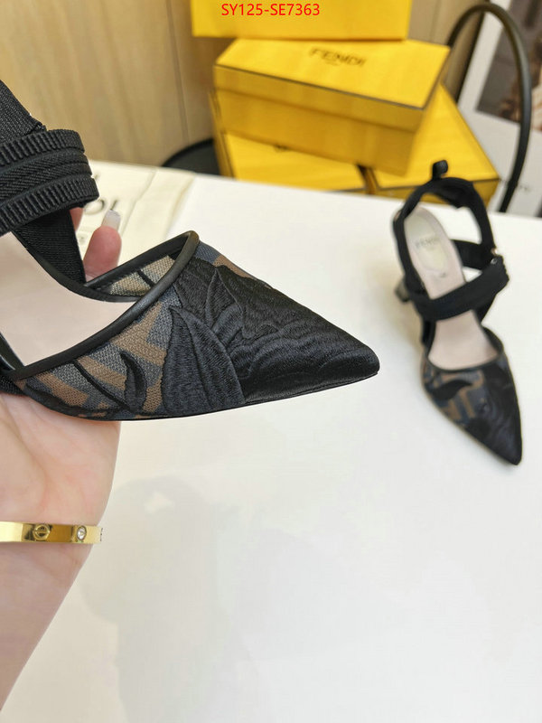 Women Shoes-Fendi,cheap high quality replica ID: SE7363,$: 125USD