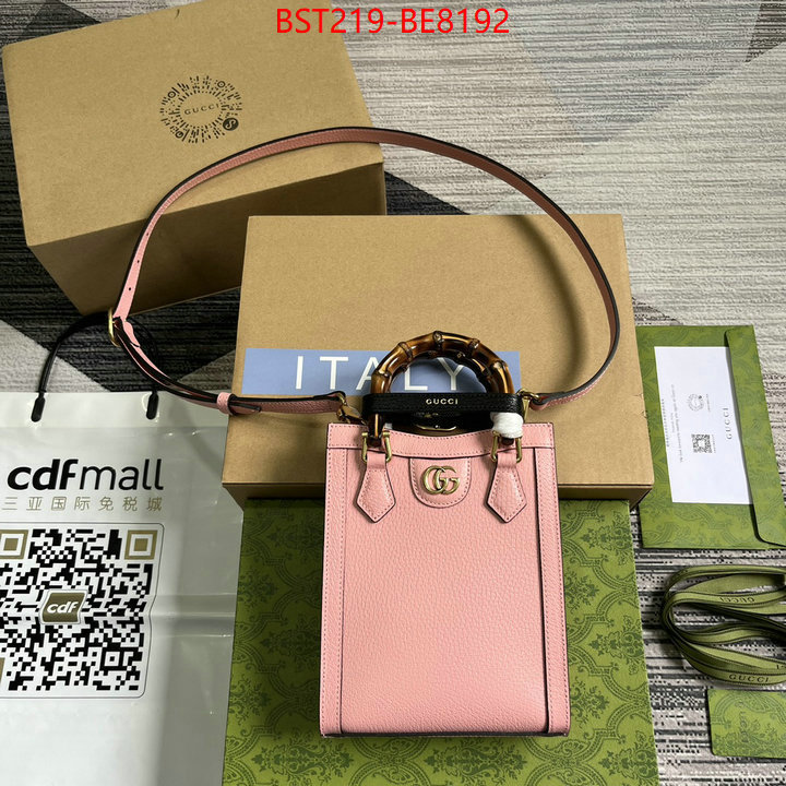 Gucci Bags(TOP)-Diana-Bamboo-,mirror quality ID: BE8192,$: 219USD