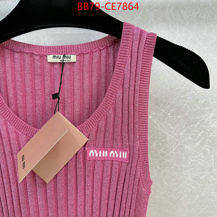 Clothing-MIU MIU,for sale cheap now ID: CE7864,$: 79USD