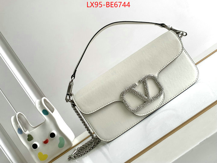 Valentino Bags(4A)-LOC-V Logo ,best luxury replica ID: BE6744,$: 95USD