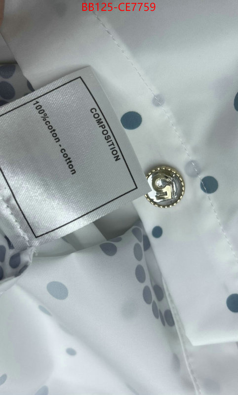 Clothing-Chanel,aaaaa replica ID: CE7759,$: 125USD