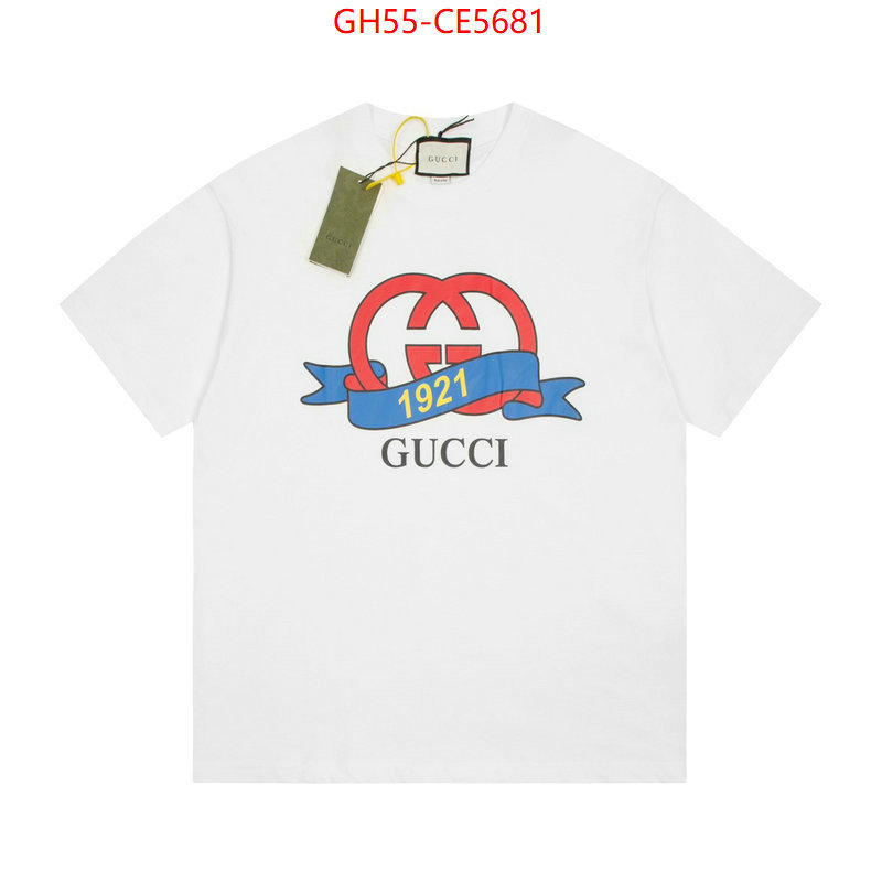 Clothing-Gucci,best quality fake ID: CE5681,$: 55USD