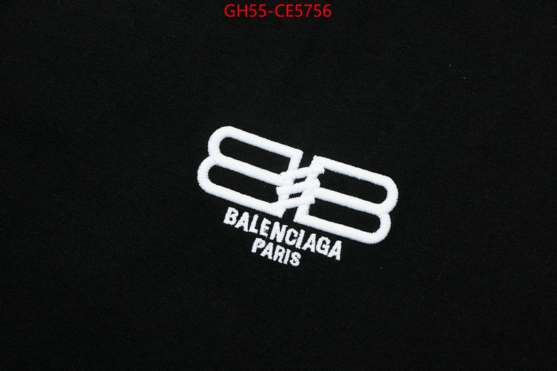 Clothing-Balenciaga,the quality replica ID: CE5756,$: 55USD