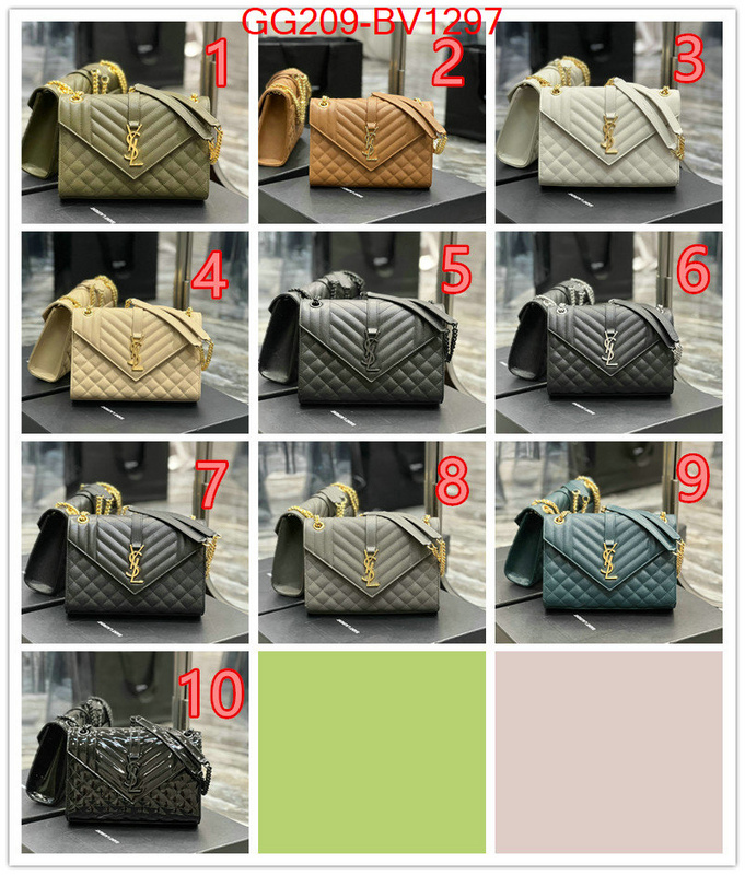 YSL Bag(TOP)-Envelope Series,buy best quality replica ID: BV1297,$: 209USD
