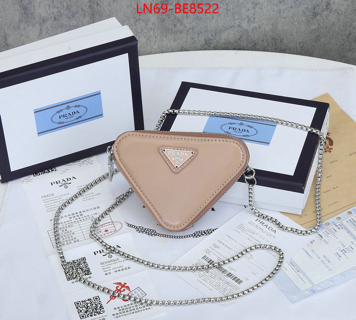 Prada Bags(4A)-Diagonal-,high quality ID: BE8522,$: 69USD