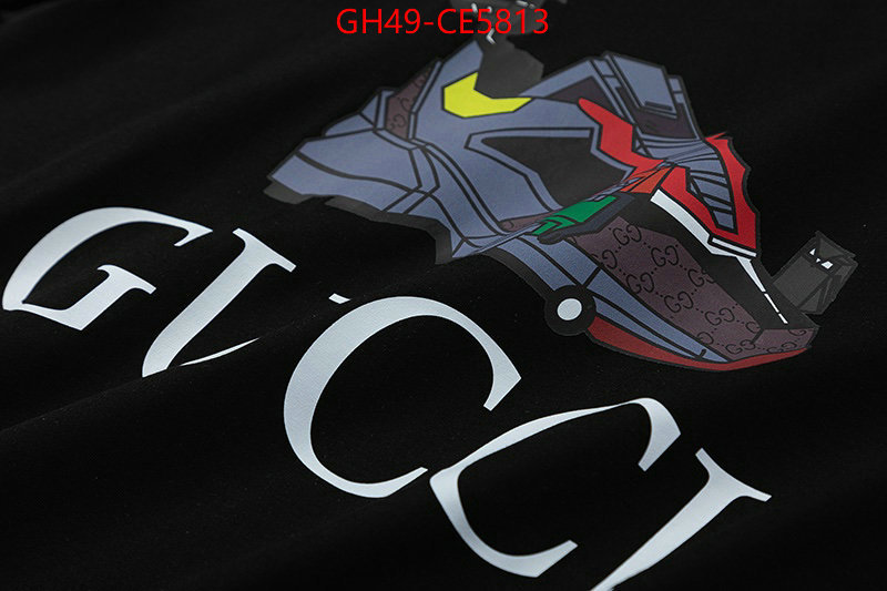 Clothing-Gucci,where can you buy replica ID: CE5813,$: 49USD