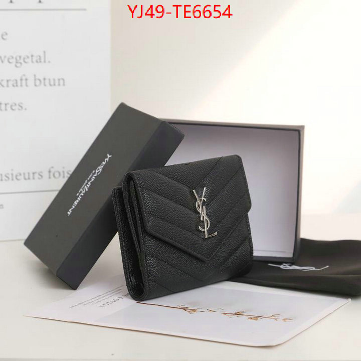 YSL Bag(4A)-Wallet-,only sell high-quality ID: TE6654,$: 49USD