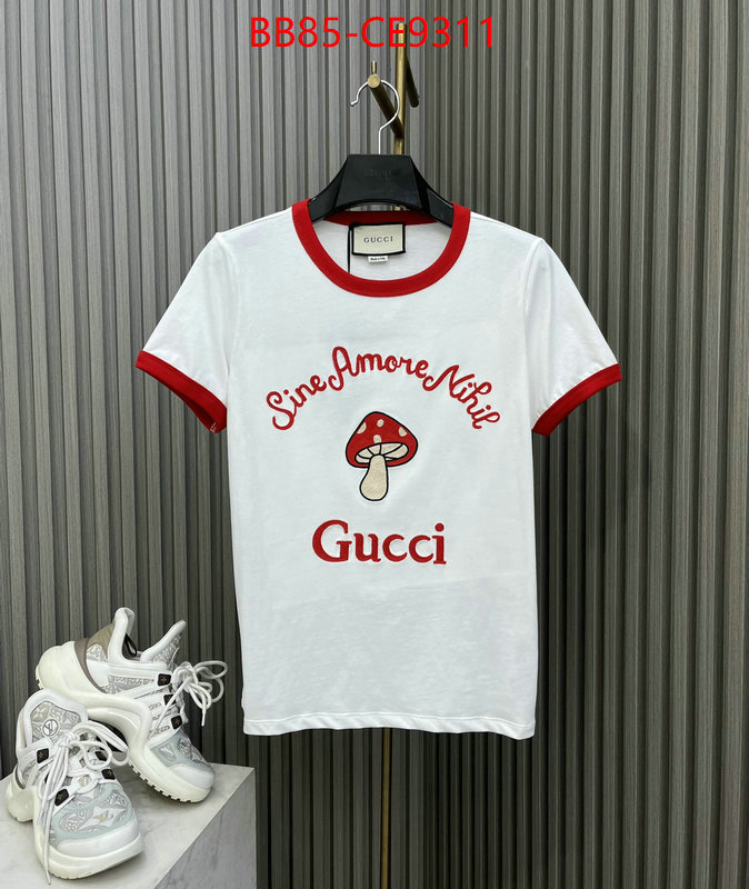 Clothing-Gucci,the top ultimate knockoff ID: CE9311,$: 85USD