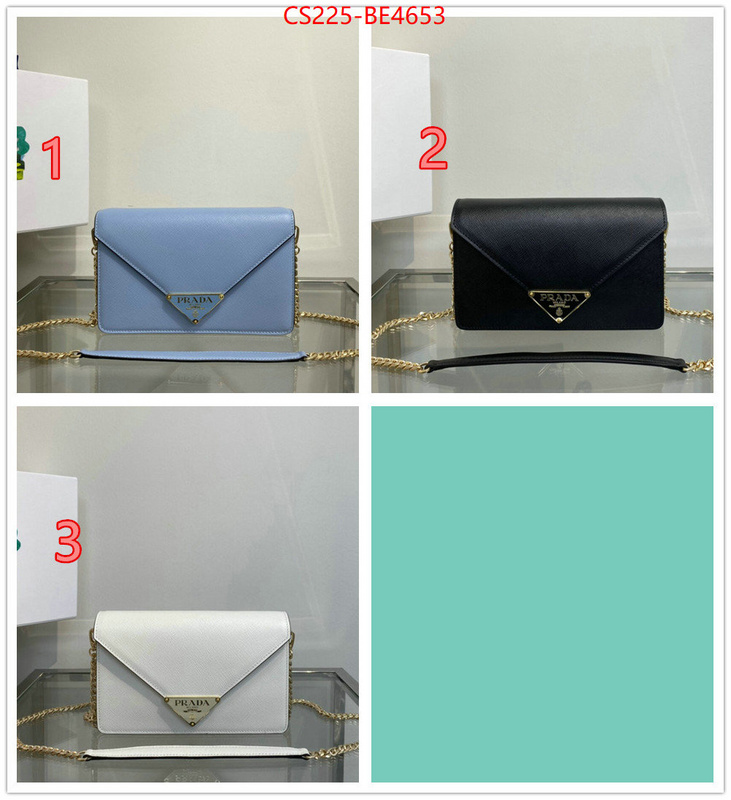 Prada Bags(TOP)-Diagonal-,buy aaaaa cheap ID: BE4653,$: 225USD