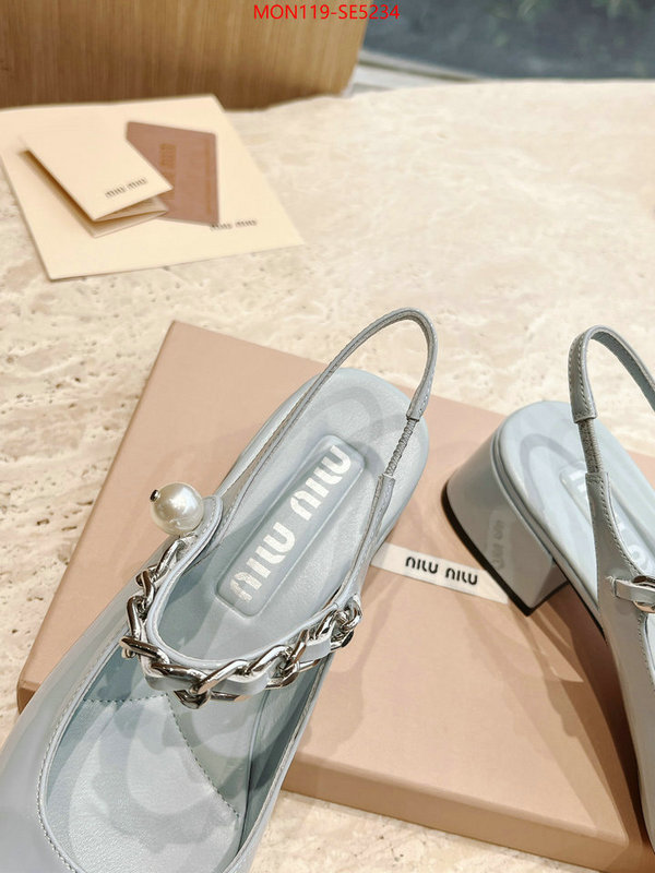 Women Shoes-Miu Miu,only sell high-quality ID: SE5234,$: 119USD