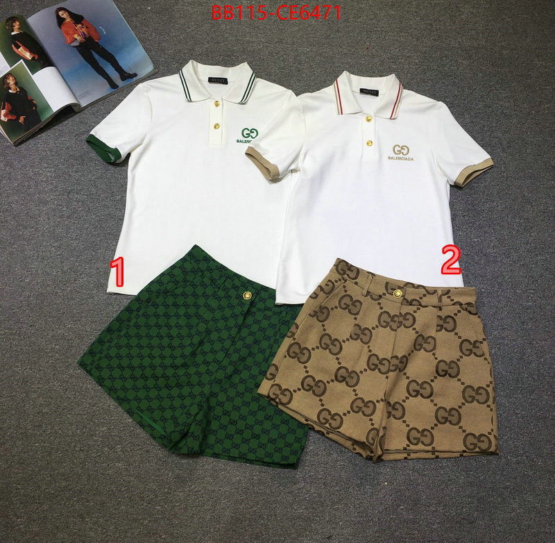 Clothing-Gucci,replica best ID: CE6471,$: 115USD