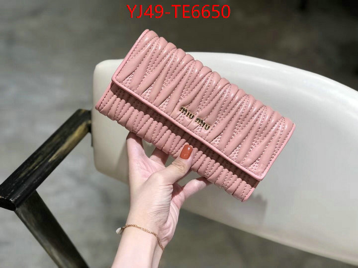 Miu Miu Bags(4A)-Wallet,best ID: TE6650,$: 49USD