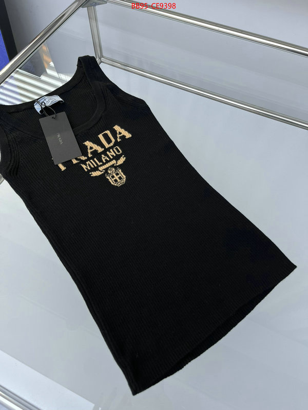 Clothing-Prada,where could you find a great quality designer ID: CE9398,$: 95USD