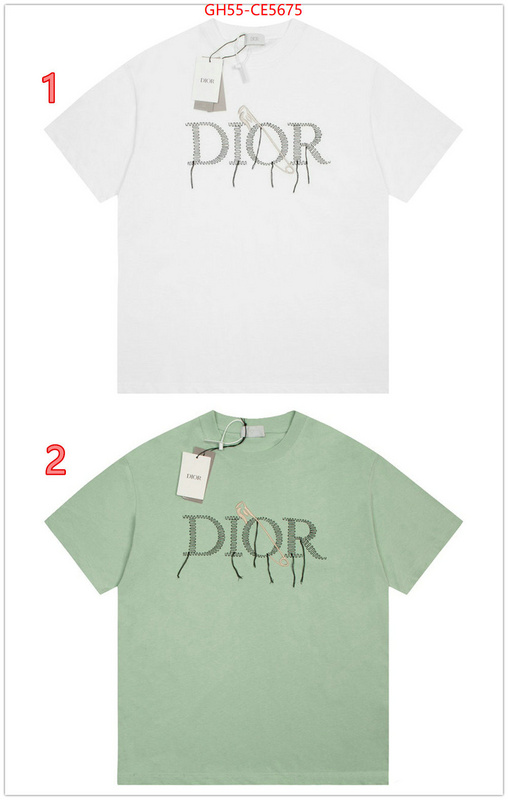 Clothing-Dior,best site for replica ID: CE5675,$: 55USD