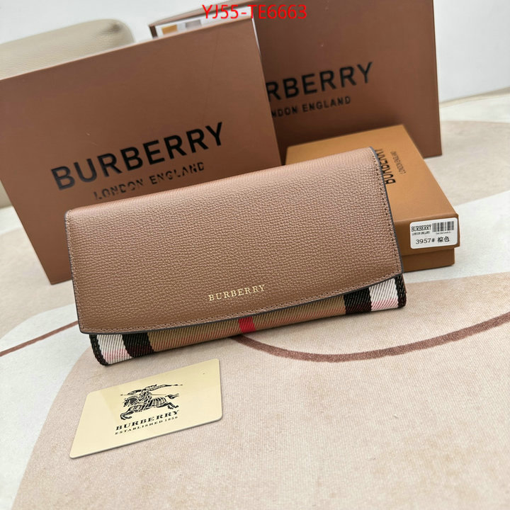 Burberry Bags(4A)-Wallet,supplier in china ID: TE6663,$: 55USD