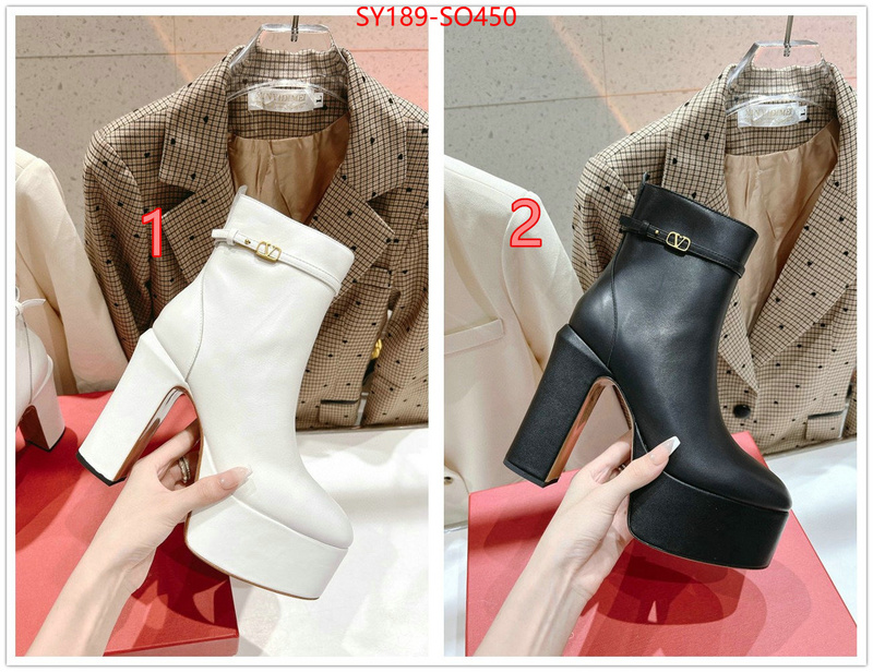 Women Shoes-Valentino,high quality replica designer ID: SO450,$: 189USD