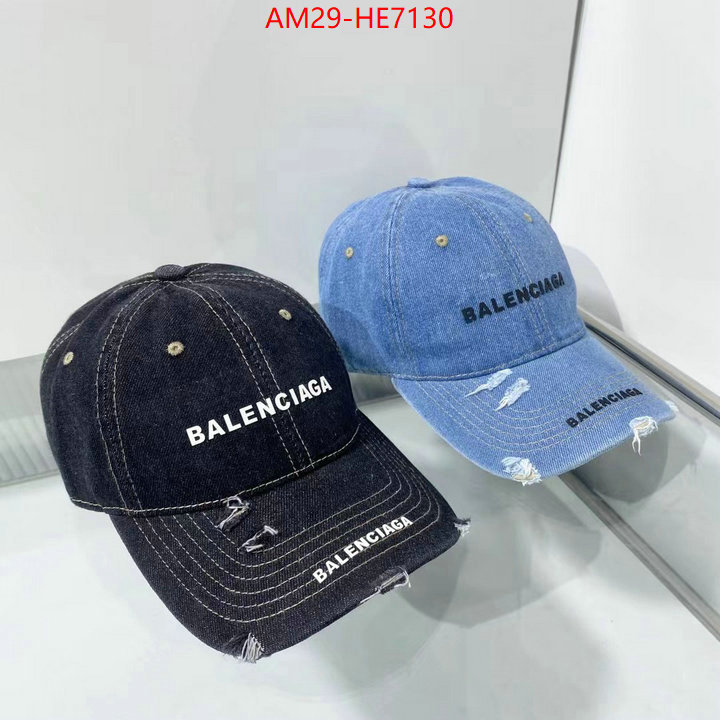 Cap (Hat)-Balenciaga,replica shop ID: HE7130,$: 29USD