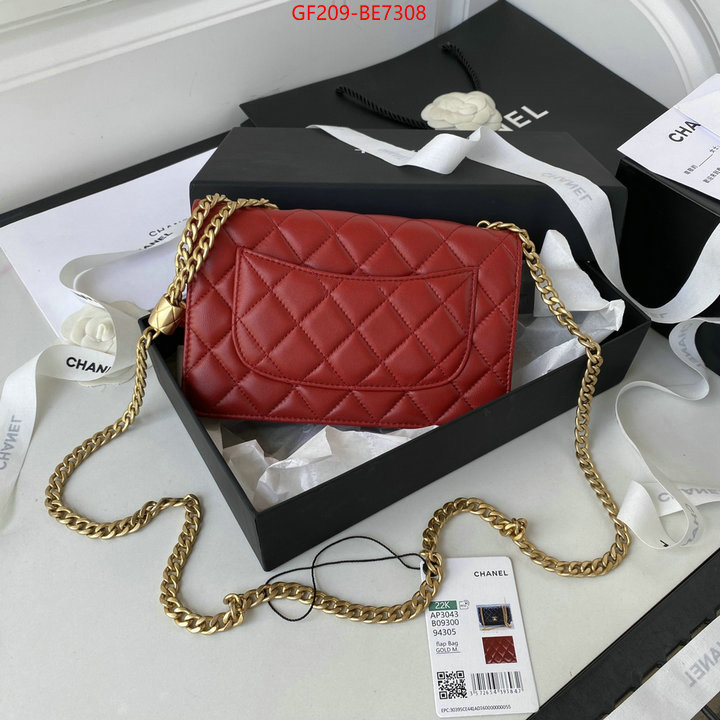 Chanel Bags(TOP)-Diagonal-,replica 2023 perfect luxury ID: BE7308,$: 209USD