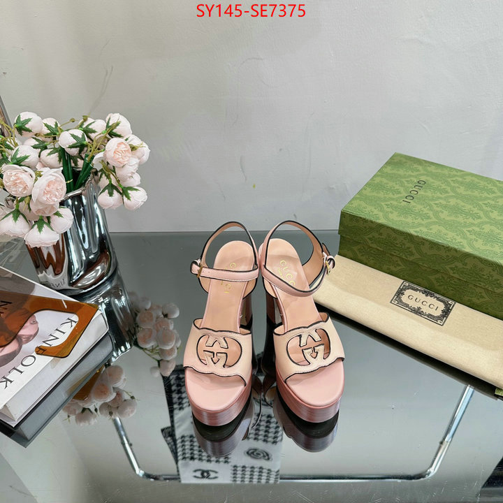 Women Shoes-Gucci,aaaaa replica designer ID: SE7375,$: 145USD