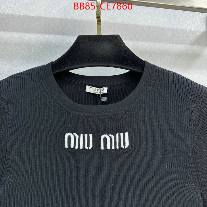 Clothing-MIU MIU,replica for cheap ID: CE7860,$: 85USD