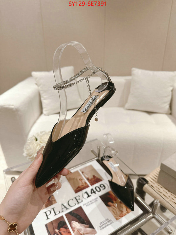 Women Shoes-Jimmy Choo,mirror copy luxury ID: SE7391,$: 129USD