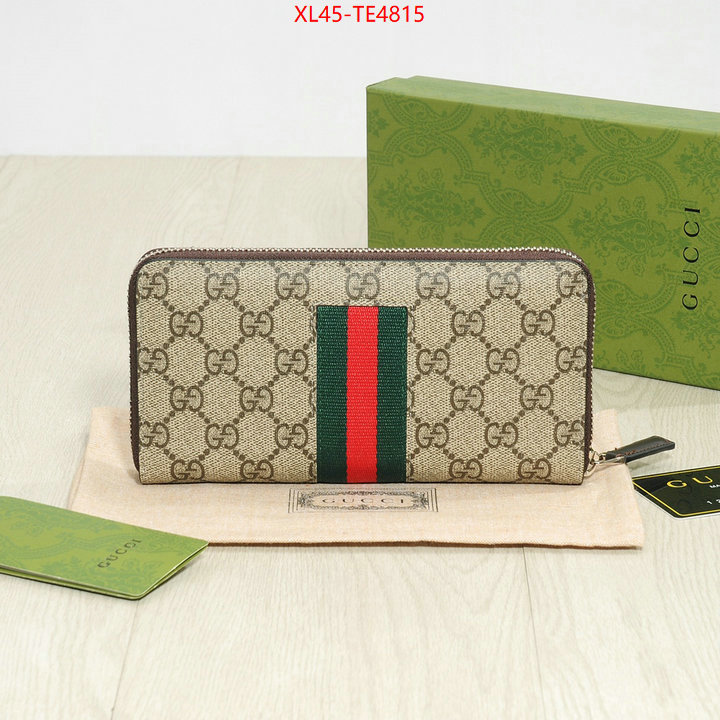 Gucci Bags(4A)-Wallet-,the quality replica ID: TE4815,$: 45USD