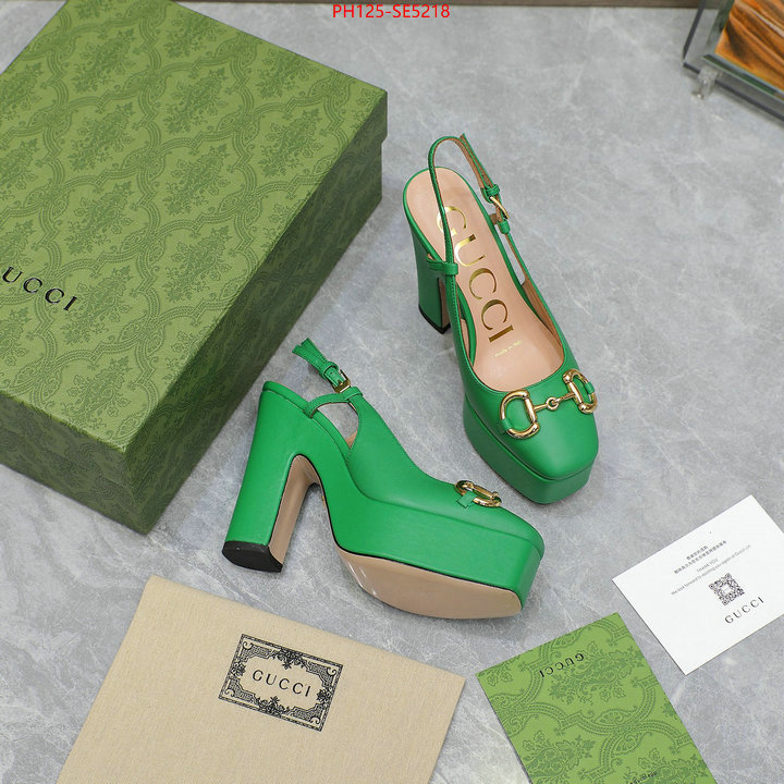 Women Shoes-Gucci,fashion replica ID: SE5218,$: 125USD