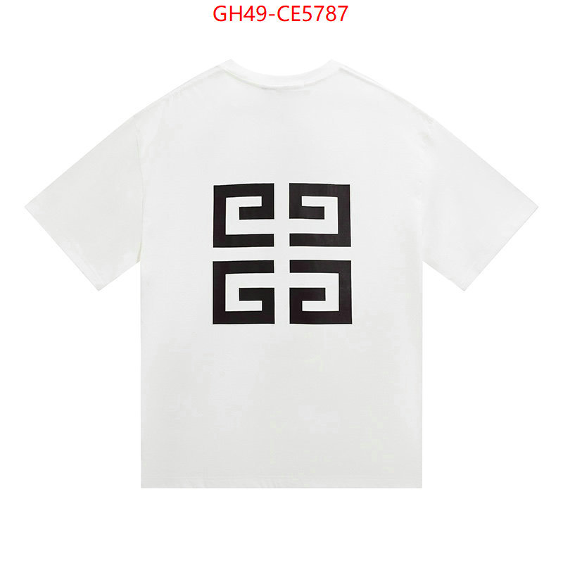 Clothing-Givenchy,the highest quality fake ID: CE5787,$: 49USD