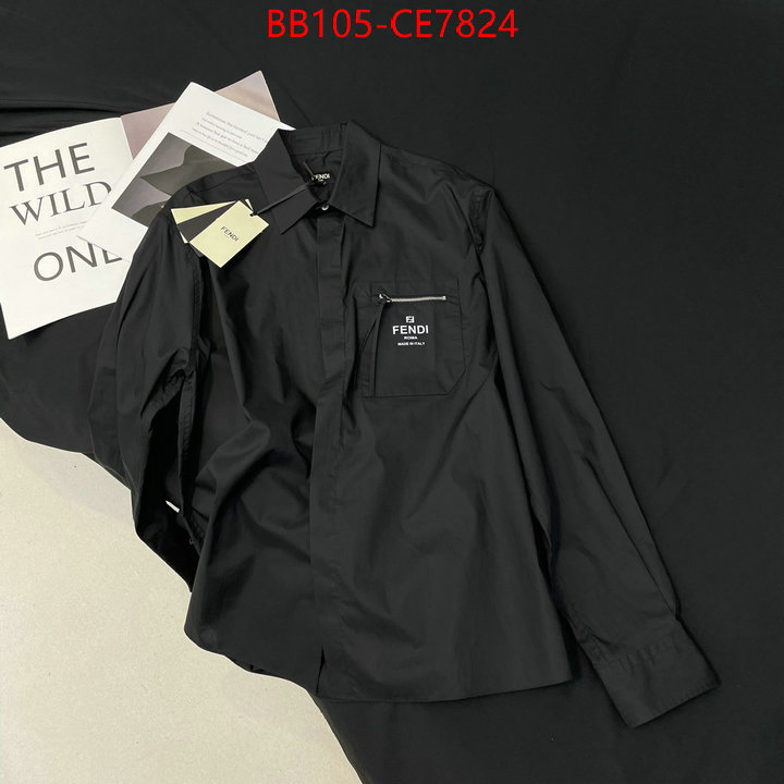 Clothing-Fendi,replica shop ID: CE7824,$: 105USD