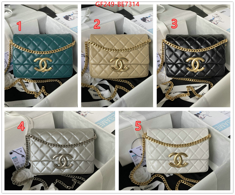 Chanel Bags(TOP)-Diagonal-,the best ID: BE7314,$: 249USD