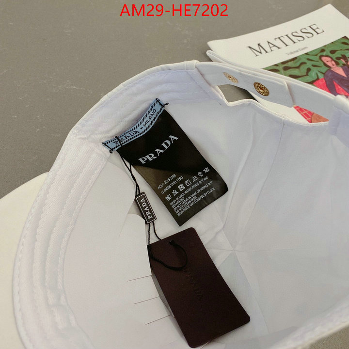 Cap (Hat)-Prada,designer ID: HE7202,$: 29USD