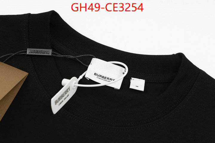 Clothing-Burberry,top fake designer ID: CE3254,$: 49USD
