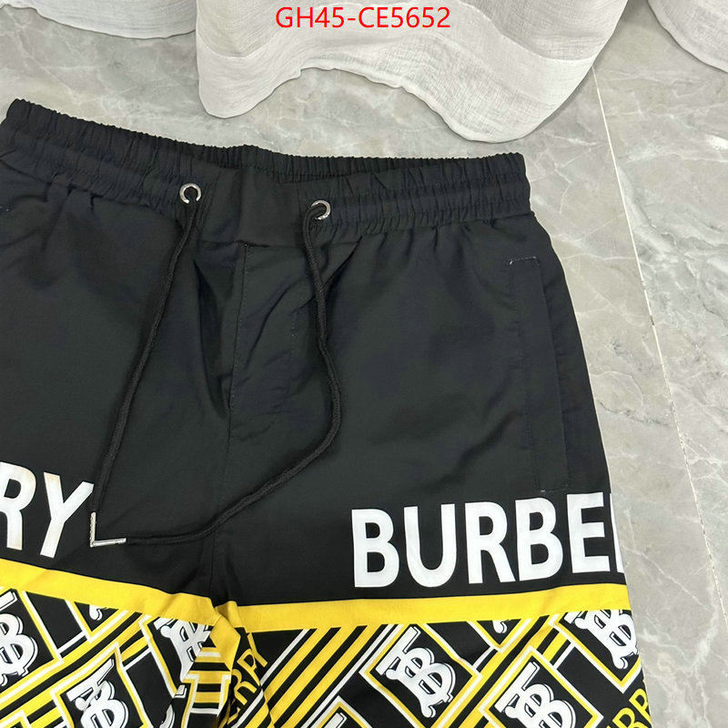 Clothing-Burberry,the best quality replica ID: CE5652,$: 45USD