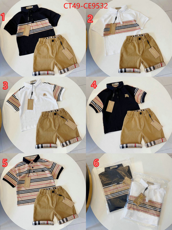 Kids clothing-Burberry,where to buy fakes ID: CE9532,$: 49USD