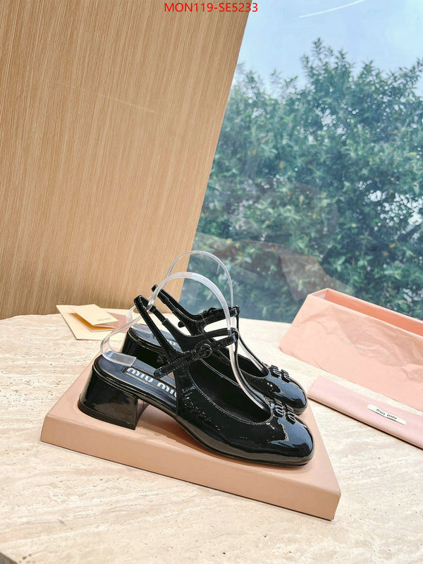 Women Shoes-Miu Miu,luxury cheap ID: SE5233,$: 119USD