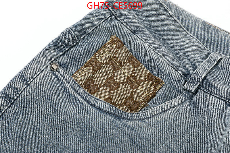 Clothing-Gucci,wholesale designer shop ID: CE5699,$: 75USD