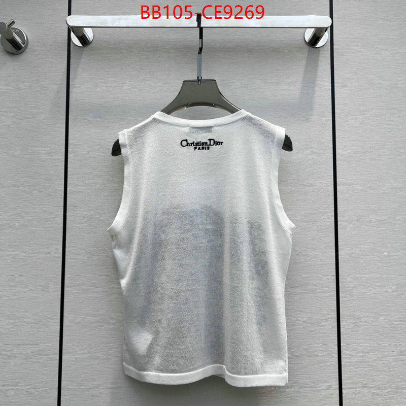 Clothing-Dior,top quality fake ID: CE9269,$: 105USD