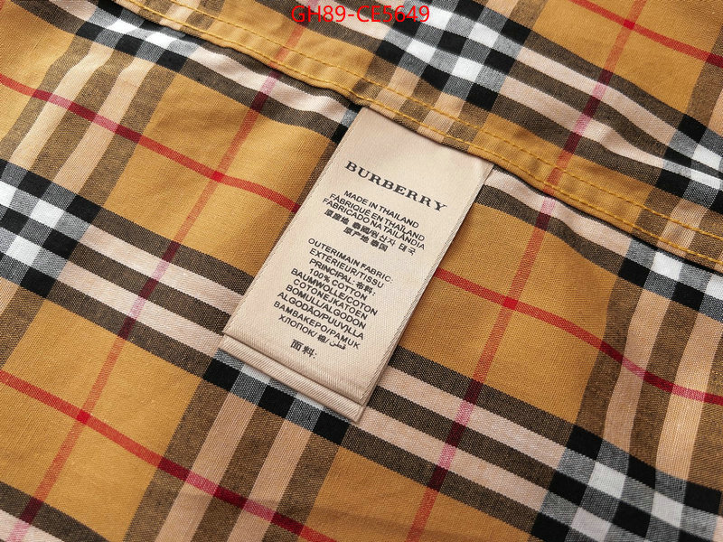 Clothing-Burberry,cheap ID: CE5649,$: 89USD